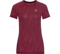 Odlo Base Layer Top Crew Neck Short Sleeve Blackcomb Light Eco Femme - Base-layers de running femmes L