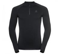 Odlo - Base Layer Top Turtle Neck L/S Half Zip Performa - Sous-vêtement synthétique - XXL - black / new odlo graphite grey
