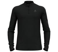 Odlo - Baselayer Top Turtle Neck L/S Half Zip Merino 2 - Sous-vêtement mérinos - XL - black