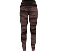 Odlo - Première couche technique en laine de mérinos - BL Bottom Long Merino Ridgelines W Fudge Black pour Femme en Laine - Taille XS - Bordeaux Bordeaux XS