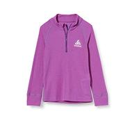 Odlo BL Top Turtle Neck L/S Half Zip Active Warm Longsleeves Enfant Hyacinth Violet FR: S (Taille Fabricant: 128)