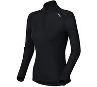 Odlo BL Top Turtle Neck L/S Half Zip Active Warm Longsleeves Femme Black FR: XL (Taille Fabricant: XL)