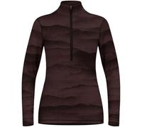 ODLO Bl Top Turtle Neck L/s Half Zip Ridgeline W - Femme - Noir - taille L- modèle 2025
