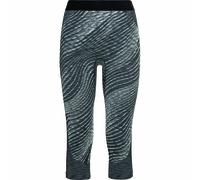 Odlo Blackcomb Eco Base Layer Bottom 3/4 Femme Gris - Corsaires et 3/4 de running femmes XS