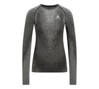 Odlo Top manches longues Blackcomb Eco Bl col rond Femme Gris/Noir Taille L 2026