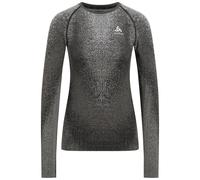 ODLO Blackcomb Eco Bl Top Crew Neck L/s W - Femme - Gris / Noir - taille XS- modèle 2026