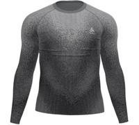 Odlo T-shirt manches longues Blackcomb Eco – Col rond – Homme – Gris/Noir – Taille M – Modèle 2026
