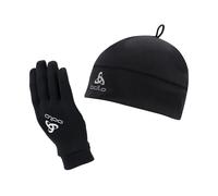 Odlo Bonnet Polyknit et Gants Noir XS