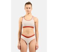 Odlo Brassière de sport à maintien modéré Ascent Performance Wool pour femme, L, beige