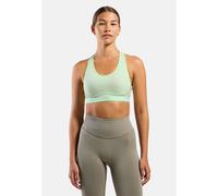 Odlo Brassière de sport à maintien modéré Ascent Performance Wool pour femme, M, vert