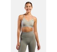 Odlo Brassière de sport douce en laine mérinos pour femme, L, beige