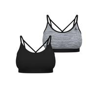Odlo - Women's Seamless Low Sport Bra - Brassière - S - black / grey melange