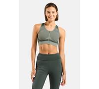 Odlo Brassière de sport zippée à maintien élevé Seamless pour femme, S,