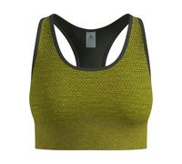 Odlo - Brassière respirante - Seamless Medium - Padded Bra W Guacamole Melange pour Femme - Taille M - Kaki Kaki M