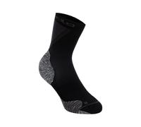 Odlo Ceramicool Run Crew Chaussettes De Running - Noir, Taille 36-38
