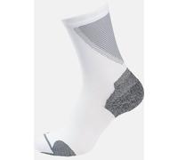 Odlo Ceramicool Run Crew Chaussettes De Running-Blanc, Taille 42-44