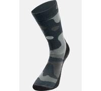 Odlo Chaussettes de ski Mérinos Warm Ski Kids pour enfant, 23-26, vert