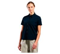 Odlo Chemise manches courtes Essential pour femme - Randonnée - bleu marine, S