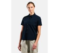 Odlo Chemise de randonnée à manches courtes Essentials pour femme, XS, bleu marine