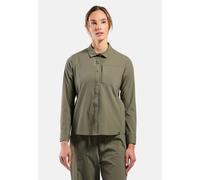 Odlo Chemise de randonnée à manches longues Essentials pour femme, L, vert