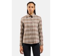 Odlo Chemise manches longues Essential pour femme - Randonnée - beige, M