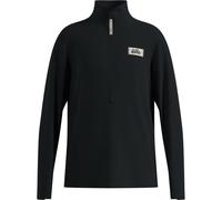Odlo - Polaire stretch à col zippé - Adventurer Collection Mid Layer Half Zip Kids Black - Taille Enfant 128 cm - Noir Noir 128 cm