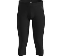 Odlo - Collant 3/4 technique en laine de mérinos - Merino 200 Baselayer Bottom 3/4 M Black en Laine - Taille M - Noir Noir M
