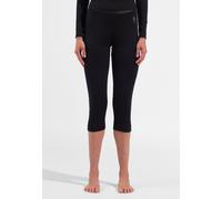 Odlo Collant 3/4 technique en laine mérinos 200 Natural pour femme, XL, black