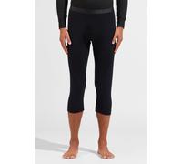 Odlo Collant 3/4 technique en laine mérinos 200 Natural pour homme, S, noir