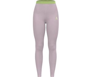 Odlo - Collant technique - BL Bottom Long Natural Performance PW 150 W Gray Ridge Shadow Lime pour Femme en Laine - Taille M - Violet Violet M