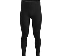 Odlo - Collant technique en laine de mérinos - Seamless Performance Baselayer Bottom Long M Black en Laine - Taille L - Noir Noir L