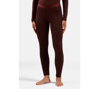 Collant long Odlo Natural Merino 200 marron mat femme - L