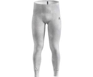 Odlo - Collant technique - Odlo X POW BL Bottom Long Active Warm Printed M Silver Grey pour Homme - Taille L - Gris Gris L