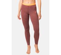 Collant long femme odlo performance wool 150 rouge