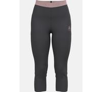 Odlo Collant trois quarts Revelstoke Performance Wool Warm pour femme, XL, gris