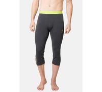 Odlo Collant trois quarts Revelstoke Performance Wool Warm pour homme, XL, gris