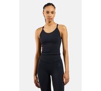 Odlo Crop top de running Active 365 2-In-1 Seamless pour femme, M, noir