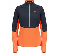 Odlo - Descent Ceramiwarm 200 SL 1/2 Zip - Polaire femme India Ink / Live Wire - S