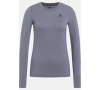 Odlo Ensemble de haut et collant techniques Natural Merino 200 pour femme - Randonnée - gris, L
