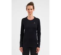 Odlo Ensemble de haut et collant techniques Natural Merino 200 pour femme - Randonnée - noir, XL