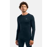 Odlo Ensemble de sous-vêtements Natural 100% Merino Warm pour homme, S, bleu marine
