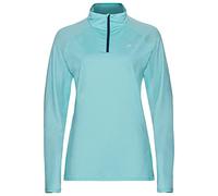 Odlo Essential Ceramiwarm 1/2 Zip Maillot de Course Femmes Silver Cloud