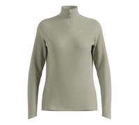 Odlo Essential Ceramiwarm 1/2 Zip Maillot De Course Femmes-Vert Olive, Taille XS