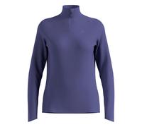 Odlo - Polaire stretch chaude et respirante - Mid Layer Half Zip Essential Ceramiwarm W Skipper Blue pour Femme - Taille L - Navy Navy L
