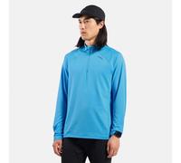 Odlo Essential Ceramiwarm Mid Layer 1/2 Zip Maillot de course Hommes - bleu clair, Taille M