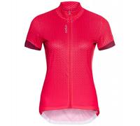 Odlo - Essential - Maillot vélo manches courtes femme Paradise Pink / Raspberry Fudge - XS