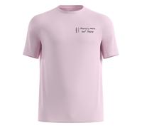 Odlo - T-shirt léger et respirant - Essential Print Tee M Hyper Pink pour Homme - Taille M - Rose Rose M