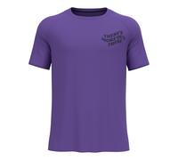 Odlo Essential Print Maillot De Course Hommes-Violet, Taille S