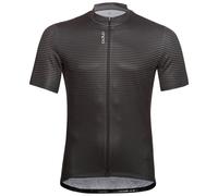 ODLO Essential Print Stand-up Collar S/s Fz - Homme - Noir - taille S- modèle 2024