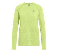 Odlo Essential Seamless Haut Manches Longues Femmes - Jaune Lemon, Taille L